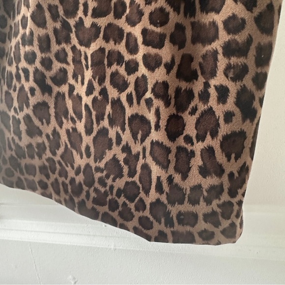 Colette Mordo for Sadimara Brown Leopard Print Skirt Women's Size 8 Office EUC - Picture 7 of 13